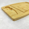 Мини фото №1 Блюдо деревянное 19*33*1,5 см для сыра бамбук доска нож вилка BZ-SD03 Baizheng