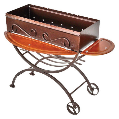 Мангал 100*51*72 см толщина металла 2 мм бронза Элегант Мангал 100*51*72 см толщина металла 2 мм бронза Элегант