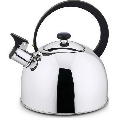 Чайник нержавеющая сталь  2,5 л со свистком зеркальная полировка индукция Opera Mallony