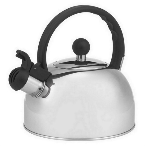 Чайник нержавеющая сталь  3,0 л со свистком капсулир дно индукция DJA-3033 Mallony