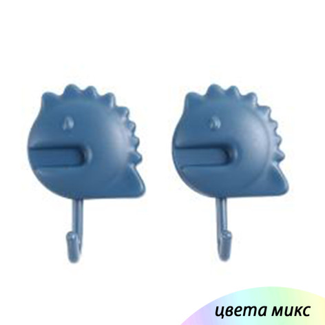 Крючок пластиковый самоклеящийся 2 шт 5,8х8,6х2,9 см микс BZ-0301 Baizheng Крючок пластиковый самоклеящийся 2 шт 5,8х8,6х2,9 см микс BZ-0301 Baizheng