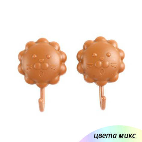 Крючок пластиковый самоклеящийся 2 шт 8,3х5,7х2,9 см микс BZ-0303 Baizheng Крючок пластиковый самоклеящийся 2 шт 8,3х5,7х2,9 см микс BZ-0303 Baizheng