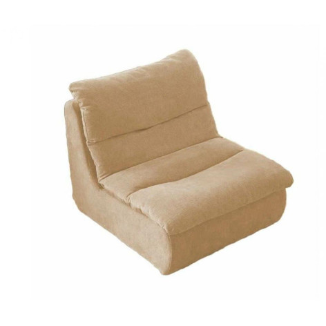Кресло бескаркасное 95*85*73 см ППУ 30D текстиль бежевый Baizheng