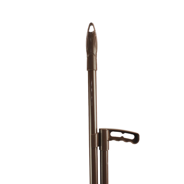 Изображение Набор пластиковый для уборки веник + совок 73х25,5х25 см пласт ручка коричневый Baizheng