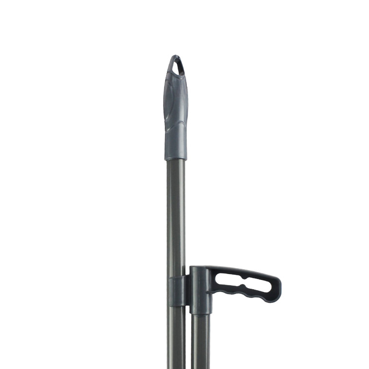 Изображение Набор пластиковый для уборки веник + совок 73х25,5х25 см пласт ручка серый Baizheng