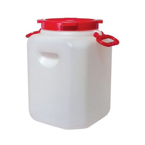 Бак пластиковый  30 л с навесными ручками горловина 215 мм Альтернатива