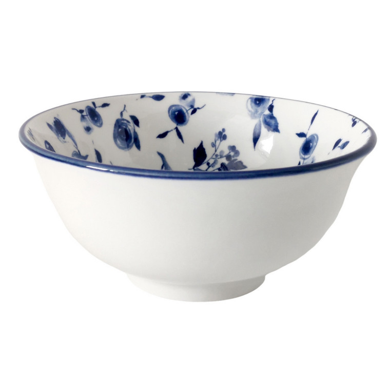 Бульонница фарфоровая 15 см 600 мл Blue calico Коралл