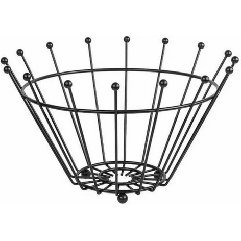 Корзина металлическая для фруктов 21,5*14,5 см черный Коралл