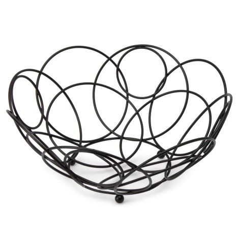 Корзина металлическая для фруктов 26*26*13 см коричневый Коралл