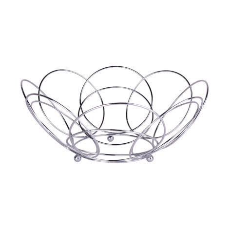 Корзина металлическая для фруктов 27,5*27,5*12 см стальной Коралл