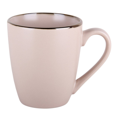 Кружка керамическая 360 мл бежевый Latte Коралл