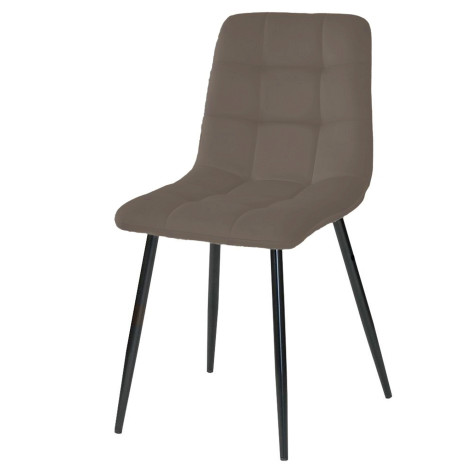 Стул металлический 880*400*500 мм до 150 кг текстиль кофейный Baizheng