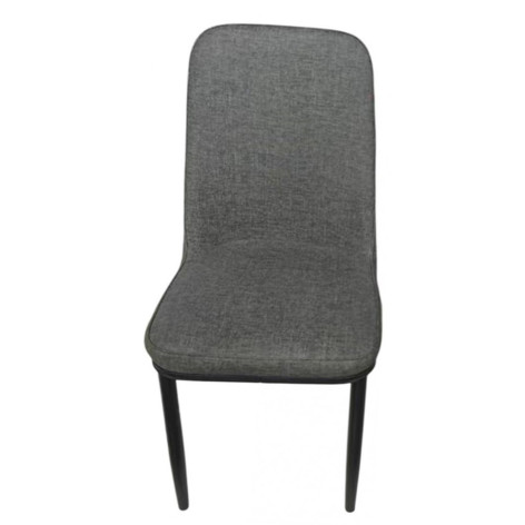 Стул металлический 890*400*400 мм до 150 кг искусственная кожа серый Baizheng