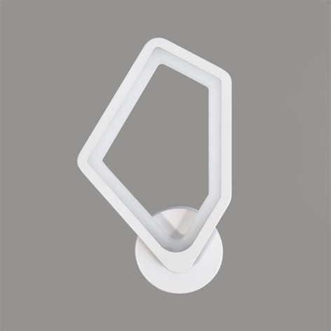 Бра светодиодный 1 плафон 29,8*17,8*5 см 24Вт 1080LM 10м2 3 цвета пластик белый Baizheng