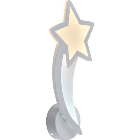 Бра светодиодный 1 плафон 29,8*17,8*5 см 28Вт 1260LM 10м2 3 цвета пластик белый Baizheng