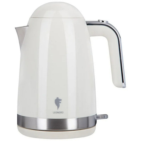 Чайник пластиковый электрический 1,5 л 2,2 кВт кремовый LE-1515 Leonord
