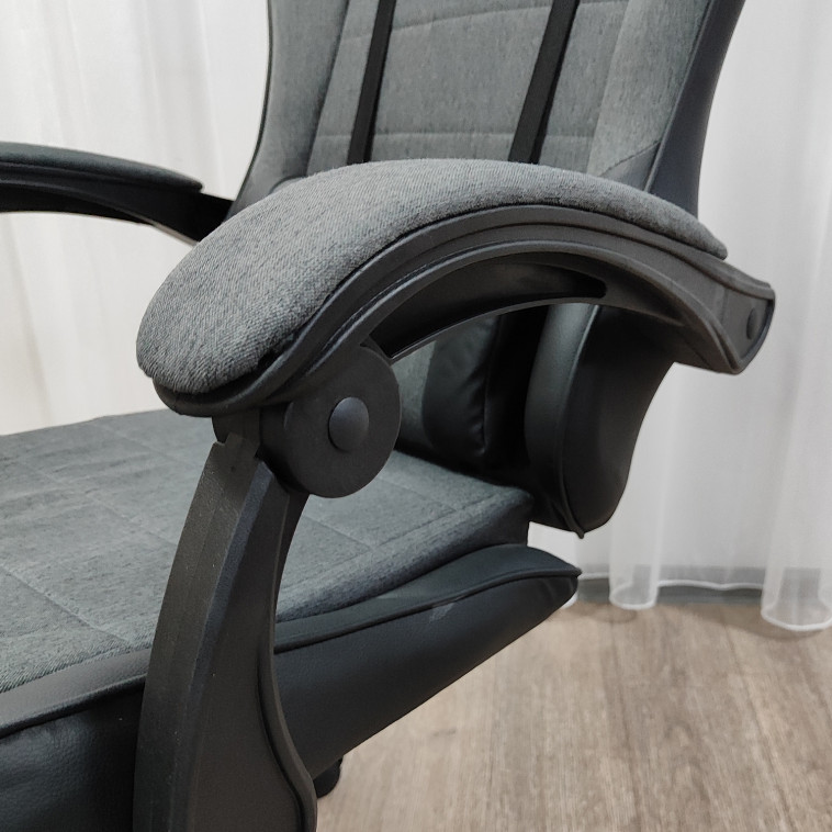 Рисунок Кресло компьютерное игровое 124*58*49 см до 150 кг серый Baizheng