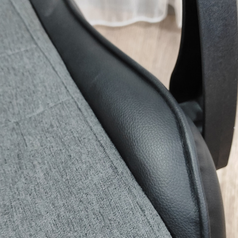 Мини фото №3 Кресло компьютерное игровое 124*58*49 см до 150 кг серый Baizheng