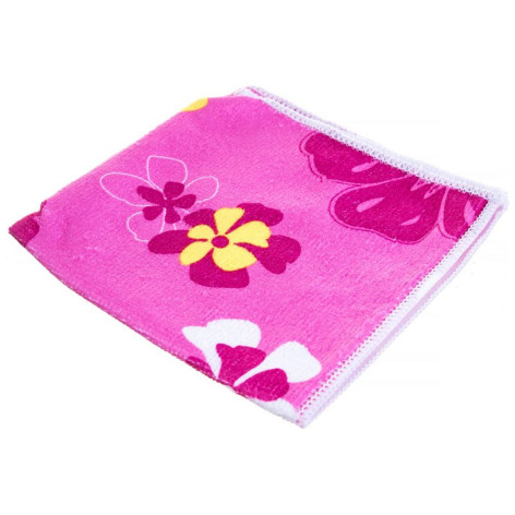 Салфетка микрофибра 30х30 см 250 гp/м² с рисунком розовый M-04P Рыжий кот Салфетка микрофибра 30х30 см 250 гp/м² с рисунком розовый M-04P Рыжий кот