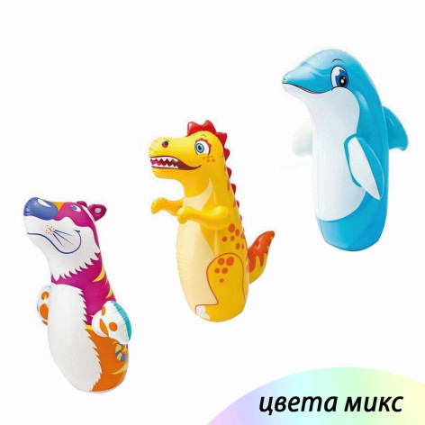 Игрушка-неваляшка надувная микс 44669 Intex