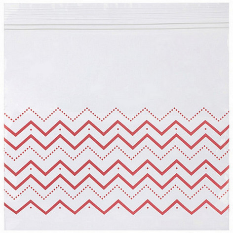 Пакет двойным ЗИП-замок 25 шт 20,5х20,5 см с подвесом + вкладыш Рыжий кот