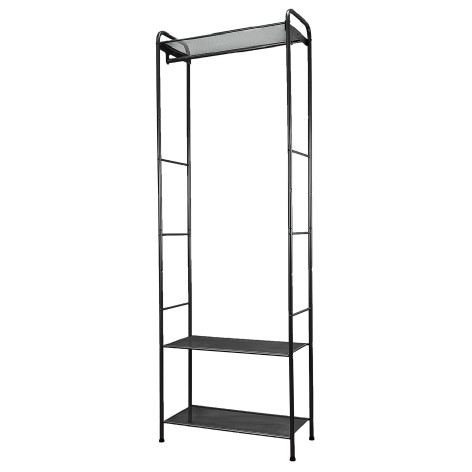 Вешалка металлическая гардеробная 69,5х30х162 см белый Валенсия 22М ЗМИ