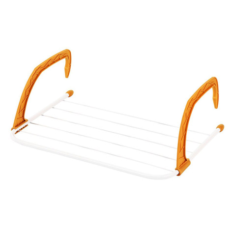 Сушилка металлическая на радиатор для белья 54*34*300 см Рыжий кот