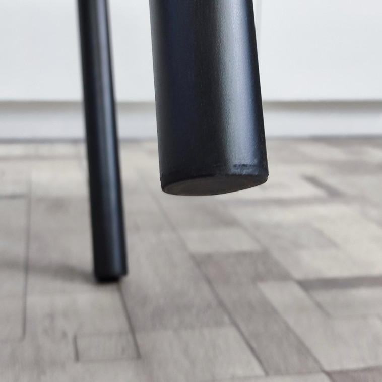 Фотография Стол ЛДСП кухонный 120*60 см черный ножки металл черный DT-126H 2 кор Baizheng