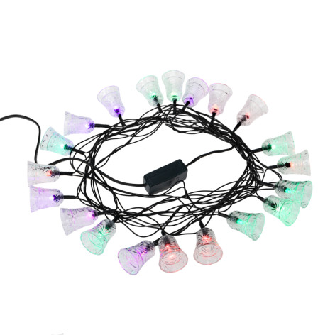Гирлянда светодиодная  2,8 м 20 led 230 В колокольчики белый Neon-night