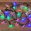 Мини фото Гирлянда светодиодная  4,4 м 30 led 230 В снежинки мультиколор Neon-night