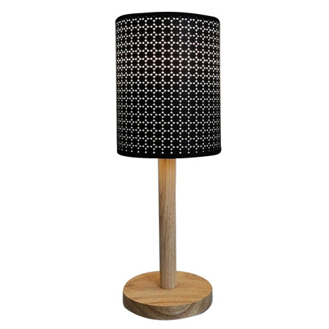 Лампа настольная 14х14х42,5 см плафон ткань бронза T1906 Baizheng