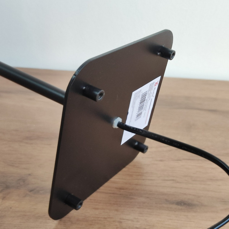 Фотография Лампа настольная  23*23*52,5 см Е27 40Вт тканевый абажур черный TT-073B Baizheng