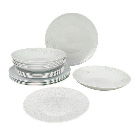 Набор стеклокерамический столовый 18 пр PO-18SD-953 Elika Parsopal