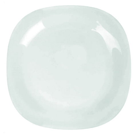 Тарелка стеклокерамическая десертная 19 см PO-210 White-Square Parsopal