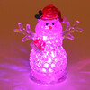 Мини фотография Акция! Светильник светодиодный пластиковый  9*5,3*10,5 см Дед Мороз в колпаке (1/240)