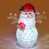 Мини снимок Акция! Светильник светодиодный пластиковый  9*5,3*10,5 см Дед Мороз в колпаке (1/240)