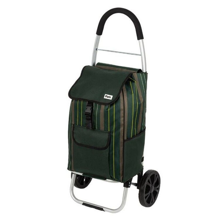 Тележка с сумкой 35 кг 34*31,5*98 см колеса d-19 см Dark green Park (1/10)