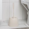 Мини изображение Ерш пластиковый для туалета с подставкой 150*150*370 мм бежевый Вязаное плетение Альтернатива (1/20)
