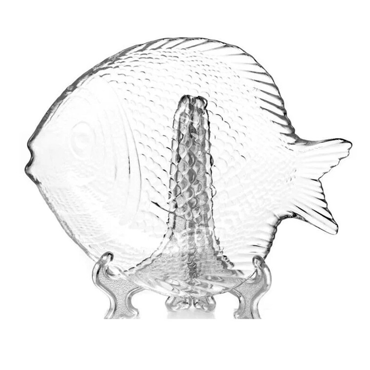 Картинка Тарелка стеклянная 196*160 мм Marine Pasabahce (1/12)
