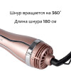 Миниатюра Фен-щетка 1200 Вт 4 в 1 холодный воздух розовый Maxtronic (1/6)