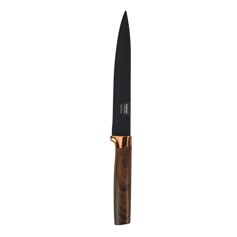 Изображение Нож нерж сталь 6 пр пласт ручка коричневый Baizheng (1/24)