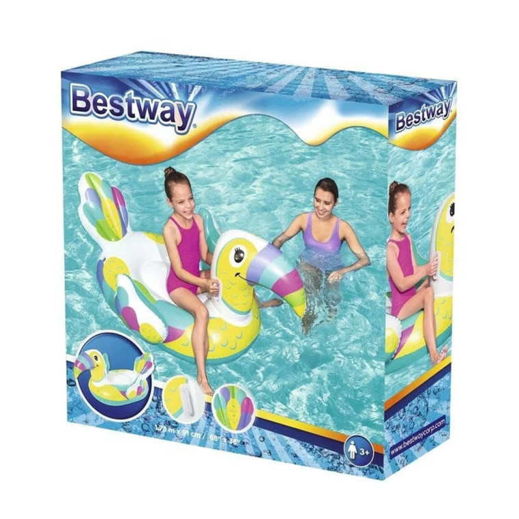 Изображение Игрушка для катания верхом 173*91 см Тукан с ручками BestWay (1/6)