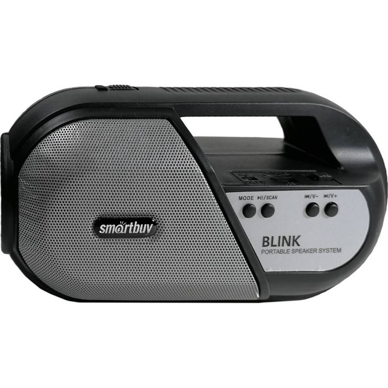 Колонка акустическая 5 Вт 22*11 см фонарь Bluetooth MP3 FM черный BLINK Smartbuy (1/50)