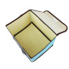 Мини картинка Ящик текстильный 26*20*16 см для хранения вещей крышка складной голубой Baizheng (1/100)