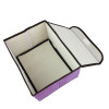 Мини картинка Ящик текстильный 26*20*16 см для хранения вещей крышка складной фиолетовый Baizheng (1/100)