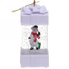 Мини изображение Акция! Светильник светодиодный пластик 5,5*11,5 см Christmas Подарок Счастл Снегов Серпантин (1/20)
