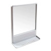 Мини фото Зеркало в пластиковом обрамлении 39,1*29,7*9,2 см с полкой белый мрамор ВК Tokyo Berossi (1/4)
