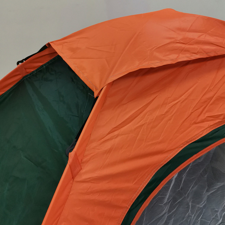 Картинка Палатка 1 местная 200*140*110 см автоматическая оранжево черный Baizheng (1/20)