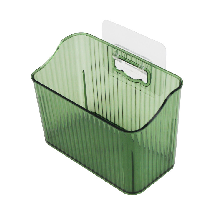 Корзина пластиковая для кухни 163*88*115 мм прозрачный зеленый BZ-2276-1 Baizheng (1/60)