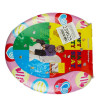 Мини фото Сиденье пластиковое для унитаза детское 270*280*50 мм мягкое конфеты Baizheng (1/24)